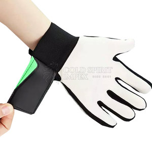Gants de gardien de but de football de haute qualité conçus sur mesure en cuir respirant prix raisonnable - Product Image 3