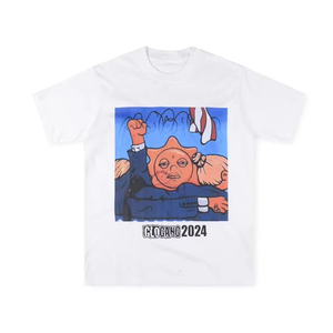 High Quality Tee Cartoon Printed short selves heavy cotton for men t shirt - Product Image 4