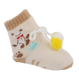 Newborn <b>Booties</b> - Fawn - Product Image 1