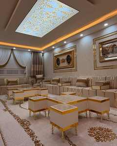 Asientos Orientales para el Suelo, Sofá Étnico, Sofá Árabe Majlis, Sofá Estilo Otomano, Conjunto Árabe Jalsa, Asientos Orientales de Lujo para el Suelo - Product Image 3