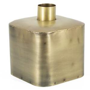 แจกันดอกไม้โลหะสุดคลาสสิกหรูหราเคลือบเงาสีทองหรูหราสำหรับห้องนั่งเล่นโต๊ะแสดงผลและงานแต่งงาน - Product Image 6