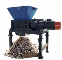 Broyeur plastique à double arbre pour le recyclage des déchets de coulée