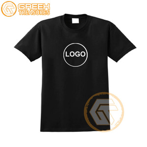 Camiseta bordada de lana de algodón Phi Beta personalizada, transpirable, hermandad griega, Sigma, cuello redondo de gran tamaño para hombre, Fraternidad suave - Product Image 3