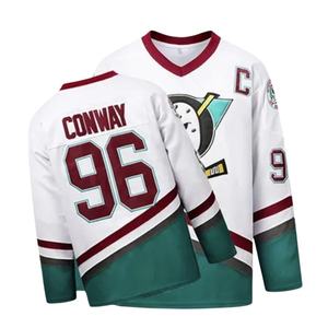 Camiseta de hockey sobre hielo de alta calidad personalizada, último estilo con números de apliques, suministro de servicio OEM 280 GSM - Product Image 2