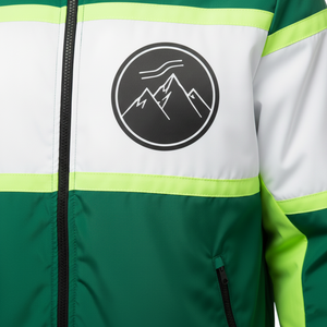 Chaqueta Bomber Larga Personalizada, Gruesa, Impermeable, Ecológica, con Cuello Alto, Capucha, Mangas Murciélago y Decoraciones Aplicadas - Product Image 5