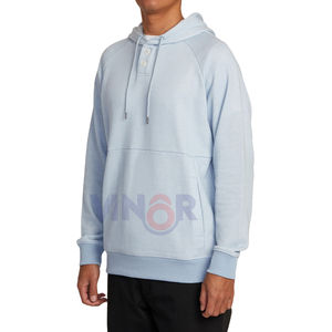Pull à capuche décontracté pour hommes 100% coton polyester polaire Logo personnalisé brodé Pull sweat-shirt d'hiver - Product Image 2