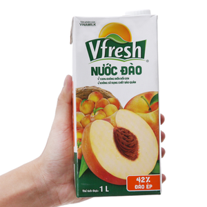 VFresh-Bebida de jugo de melocotón, 1L de alta calidad y al mejor precio al por mayor de Vietnam - Product Image 2