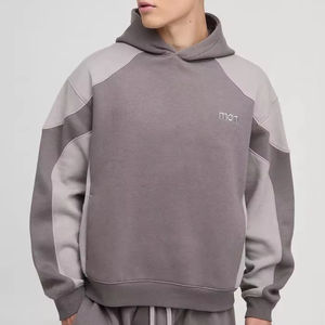 ชุดวอร์มแบบสวมหัวสำหรับผู้ชายชุดวอร์มแบบสวมหัวมีฮู้ดสำหรับผู้ชายชุดวอร์มแบบสวมหัวโลโก้โอเวอร์ไซส์ - Product Image 1