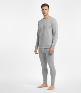 Traje Térmico para Hombre SteelWarm Gris, Suave, de Manga Larga, Tejido Transpirable, Diseñado para Mantener la Comodidad en Clima Frío - Product Image 3