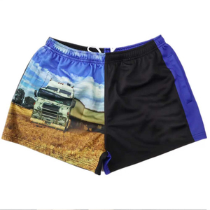 Pantalones cortos de gimnasio 2 en 1 Poliéster Pantalones cortos de compresión al aire libre de secado rápido Pantalones cortos para correr ajustados de alta calidad para hombre - Product Image 5