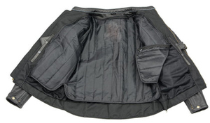 แจ็กเก็ตหนังเทียมสำหรับผู้ชาย, แจ็กเก็ตหนังพียูสำหรับขี่มอเตอร์ไซค์ย้อนยุคแจ็คแบบถอดออกได้สำหรับฤดูใบไม้ร่วงและฤดูหนาว - Product Image 6