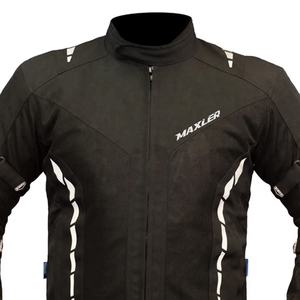 Chaqueta ligera de pana para montar en moto para hombres, protección de armadura CE, patrón de cuello levantado transpirable para clima caliente Touring - Product Image 4