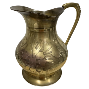 Pichet vintage en laiton de haute qualité avec finition polie pour la maison, le restaurant et l'hôtel, ustensiles de cuisine, carafe en métal pour l'eau - Product Image 2