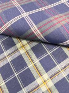 Tela Popelina a Cuadros Teñida con Hilo de Primera Calidad para Exportación, Tela Popelina a Cuadros Teñida con Hilo de Grado Superior Internacional - Product Image 4