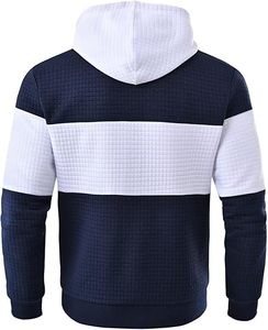 Venta al por mayor de sudaderas con capucha personalizadas para los hombres Venta caliente Casual 100% Chaqueta de lana de algodón con patrón sólido en blanco con capucha chaqueta de los hombres - Product Image 6