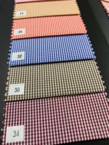 ผ้าเชิ้ตโพลีคอตตอนคุณภาพดีที่สุด ขนาด 58 นิ้ว ลายตารางหมากรุกสำหรับองค์กร |   ผู้จัดจำหน่ายผ้าสำหรับเสื้อผ้าจากอินเดีย - Product Image 3