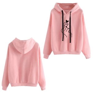 Women Saleh Enterprises Fleece Hoodie Autumn/Winter Embroidered Lined Warm Oversized Soft Plush Casual Pullover/<b>Zipper</b> - Product Image 5