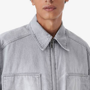 Chaqueta de mezclilla duradera de estilo de ropa de trabajo para hombres construida para soportar el uso diario y al aire libre - Product Image 4