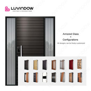 Pintu Masuk Aluminium Alloy Gaya Amerika dengan Teknologi Isolasi Termal - Product Image 5