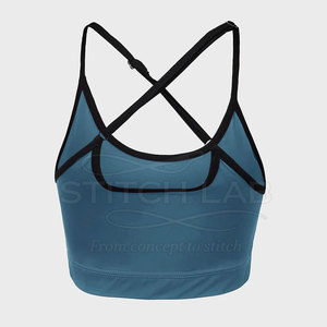 Sujetador Deportivo para Mujer de Alta Calidad, Ecológico, Transpirable, con Gran Soporte, Logotipo Frontal Personalizable y Peso de Tela Ajustable - Product Image 4