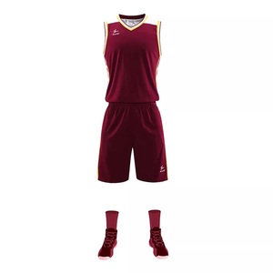 Conjunto de Uniforme de Baloncesto Unisex de la Mejor Calidad, Secado Rápido, Reversible, Antibacterial, 100% Poliéster, Tallas Grandes, Transpirable, Personalizable - Product Image 5