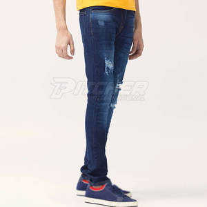 กางเกงยีนส์ลำลองเอวสูงปานกลางสำหรับผู้ชายกางเกงผ้าฝ้าย100% เบาระบายอากาศเป็นมิตรกับสิ่งแวดล้อมดีไซน์ล่าสุด - Product Image 5