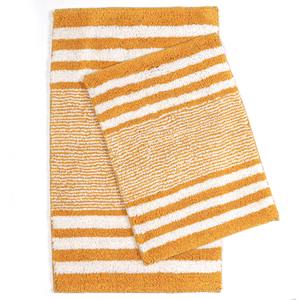 Alfombras de baño Juego de 2 alfombras de baño Súper suaves Alfombras de baño antideslizantes y absorbentes Alfombras de baño con mechones a mano - Product Image 1