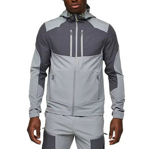 Top haute qualité 2025 nouveau élégant hommes chaud coupe-vent veste avec fermeture éclair mince hiver coupe-vent ensemble - Product Image 4