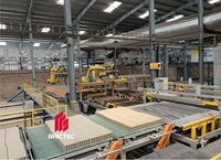 Ligne complète automatique de four à rouleau de carreaux de céramique de briqueterie de machine de fabrication de briques d'argile