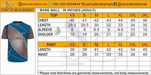 Sanzaf Sialkot Pakistán ropa deportiva de alta calidad último diseño de ojos rojos béisbol Softball Jersey camiseta Casual Unisex Wear - Product Image 6