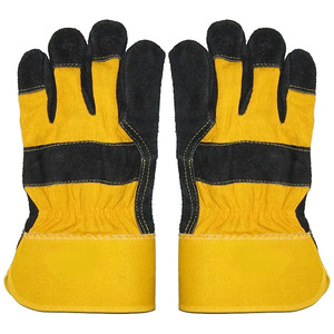 Vente à chaud OEM Gants de travail d'hiver de sécurité en cuir imperméable personnalisés Caractéristiques ignifuges anti-coupure Vente en gros directe d'usine - Product Image 1