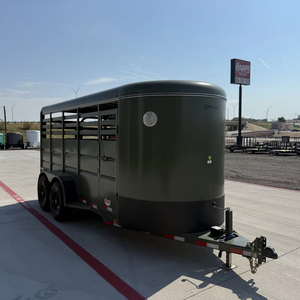 best price Animal High Quality Bulk <b>Cargo</b> Fence Livestock Animal Cattle Fence Truck Semi-<b>trailer</b> Best Heavy-Duty Transportation - Product Image 1