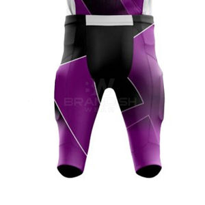 100% uniformes de Football américain en polyester pour les jeunes ensembles unis sublimés de haute qualité manches courtes conception respirante grande taille - Product Image 6