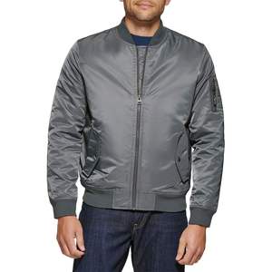 Faible MOQ 2026 Nouvelle Arrivée Blouson Bomber Homme Respirant Couleur Unie Personnalisable Nouveau Style Tendance pour Adultes Prix Abordable Fait Sur Mesure - Product Image 1