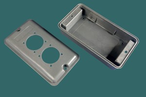 Boîtier de distribution en plastique à profil bas PS-14L4 pour deux prises SCHUKO, boîtier DIY - Product Image 4