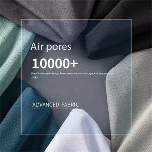 Camiseta de Hombre de Talla Grande, Holgada, Transpirable, de Secado Rápido, de Malla de Seda de Hielo, con Logotipo Personalizado Bordado OEM, Precio de Fábrica de China y Bangladesh - Product Image 4