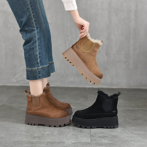 Bottes au-dessus du genou pour femmes, à bout pointu, bottes cuissardes pour femmes, à talon plat, bottes hautes pour femmes, chaussures confortables, à talon aiguille - Product Image 3