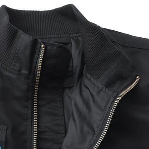 Nouveauté Veste bomber en satin pour homme de qualité supérieure Vente en gros Veste coupe-vent d'hiver sur mesure Tailles grandes Vestes bomber pour homme - Product Image 5