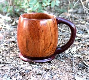 ÉLÉGANT ASSURANT la tasse en bois de qualité supérieure Design moderne parfait pour le thé, le café, le vin et la bière de Falak - Product Image 5