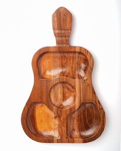 Plateau de service sectionnel en bois sculpté à la main de forme personnalisée pour apéritif au prix de gros - Product Image 6