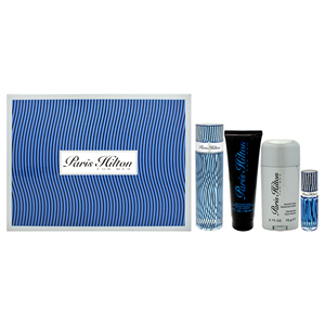 น้ำหอม Paris Hilton สำหรับผู้ชายชุดของขวัญ4-Pc 3.4ออนซ์สเปรย์ EDT 3ออนซ์น้ำยาล้างตัว2.75ออนซ์ปราศจากแอลกอฮอล์น้ำหอม Paris Hilton - Product Image 1