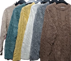 Qualité supérieure décontracté plat tricoté femmes hiver mode pull à manches longues col rond pull régulier - Product Image 6