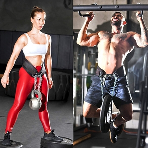 Custom Gym Weight Lifting Dip <b>Belt</b> with <b>Chain</b> for Powerlifting Training - Product Image 6