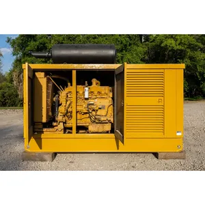 Used 250kW <b>Three</b>-Phase Silent Type Diesel Generator Set 120/208V Auto Start ATS Commercial Standby Backup Power GS-089846 - Product Image 3