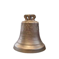 Nouvelle cloche d'église religieuse antique personnalisée plaquée or, diamètre 1995 mm, 4900 kg, moulage en bronze, modèle Ecat Srl BLL05 Note