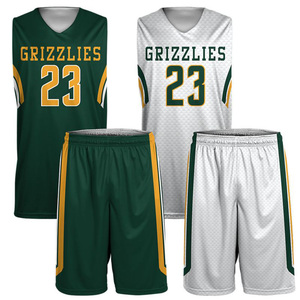 Uniforme de baloncesto con logotipo personalizado Uniforme de baloncesto hecho a medida Uniformes de baloncesto reversibles con logotipo personalizado - Product Image 3