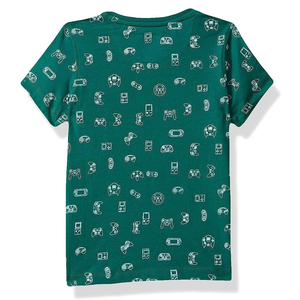 เสื้อยืดผ้าฝ้ายคอกลมแขนสั้นสำหรับเด็กเสื้อพิมพ์ลายปรับแต่งได้ - Product Image 5