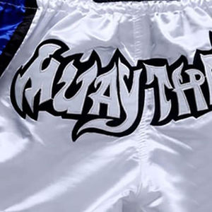 Shorts de Muay Thai al por Mayor, Shorts de Boxeo Casuales para Gimnasio, Nueva Llegada, Shorts de Muay Thai y Kick Boxing con Logotipo Personalizado para Hombres y Niños - Product Image 5