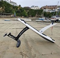 Nouveauté : Planche de surf hydrofoil HYDROFLYER E-Foils légère en aluminium/PVC/PC/ABS/EVA, planche hydrofoil tout-en-un, planche de saut