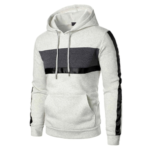 Últimas sudaderas con capucha lisas bordadas al por mayor para hombre, de alta calidad, de algodón polar, de manga larga, para adultos con capucha. - Product Image 2